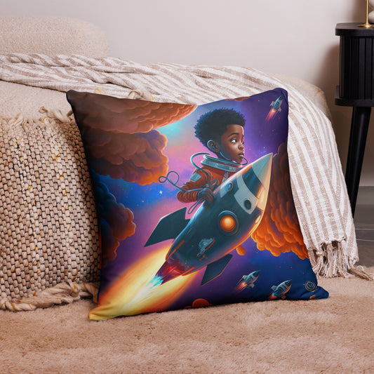 Rocket Boy Pillow Case