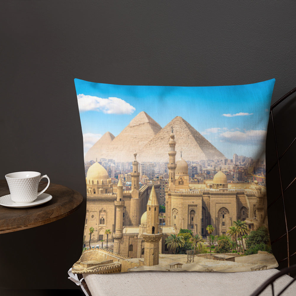 Egyptian City Premium Pillow