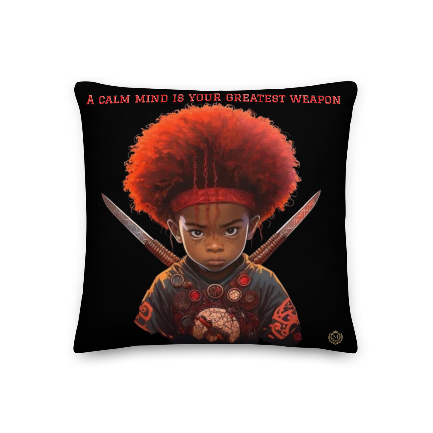 Ninja Boy Premium Pillow