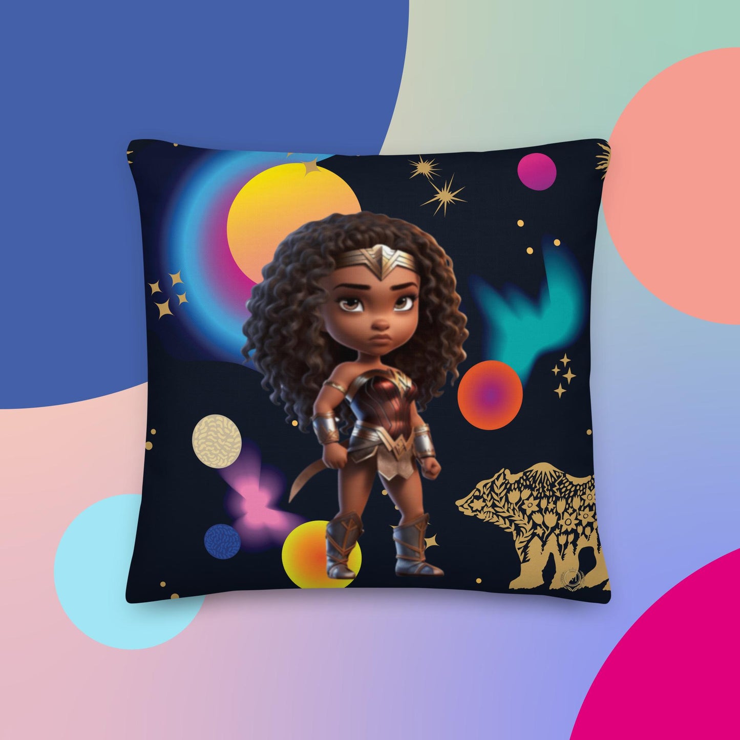 Wonder Girl Premium Pillow