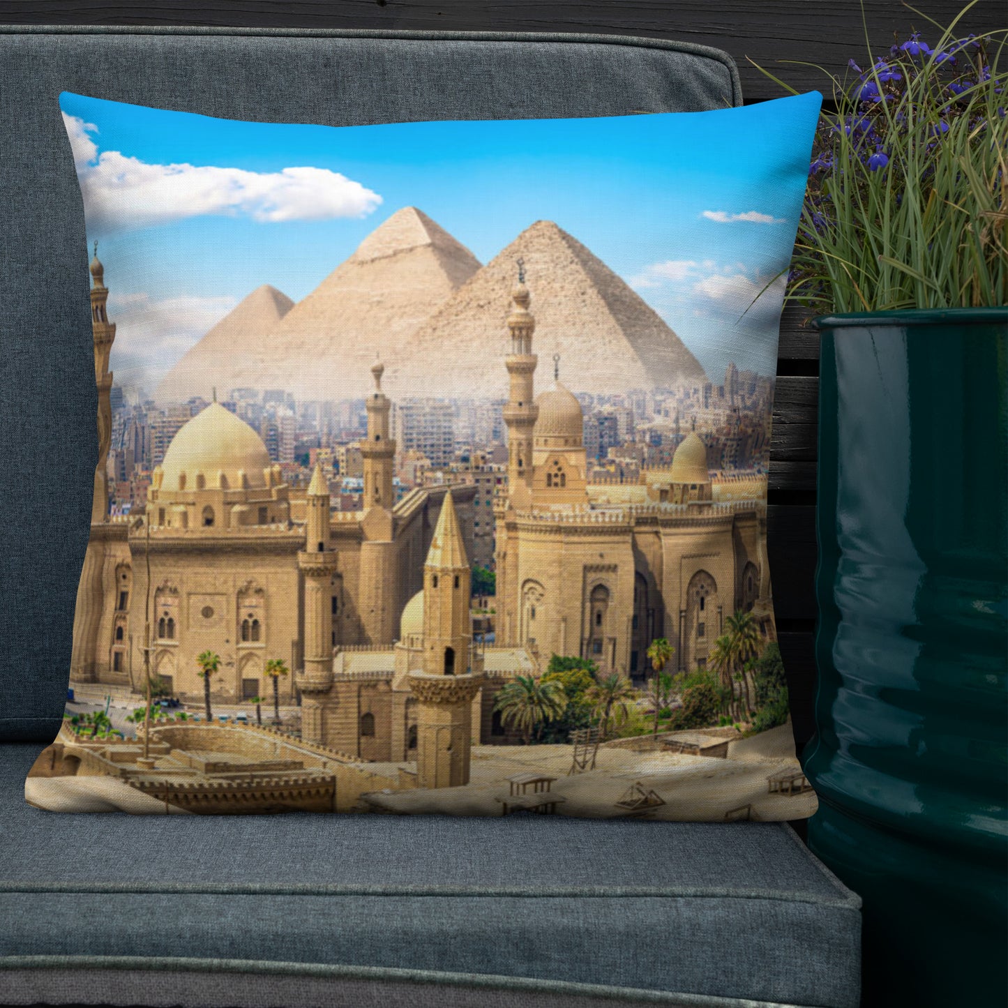 Egyptian City Premium Pillow