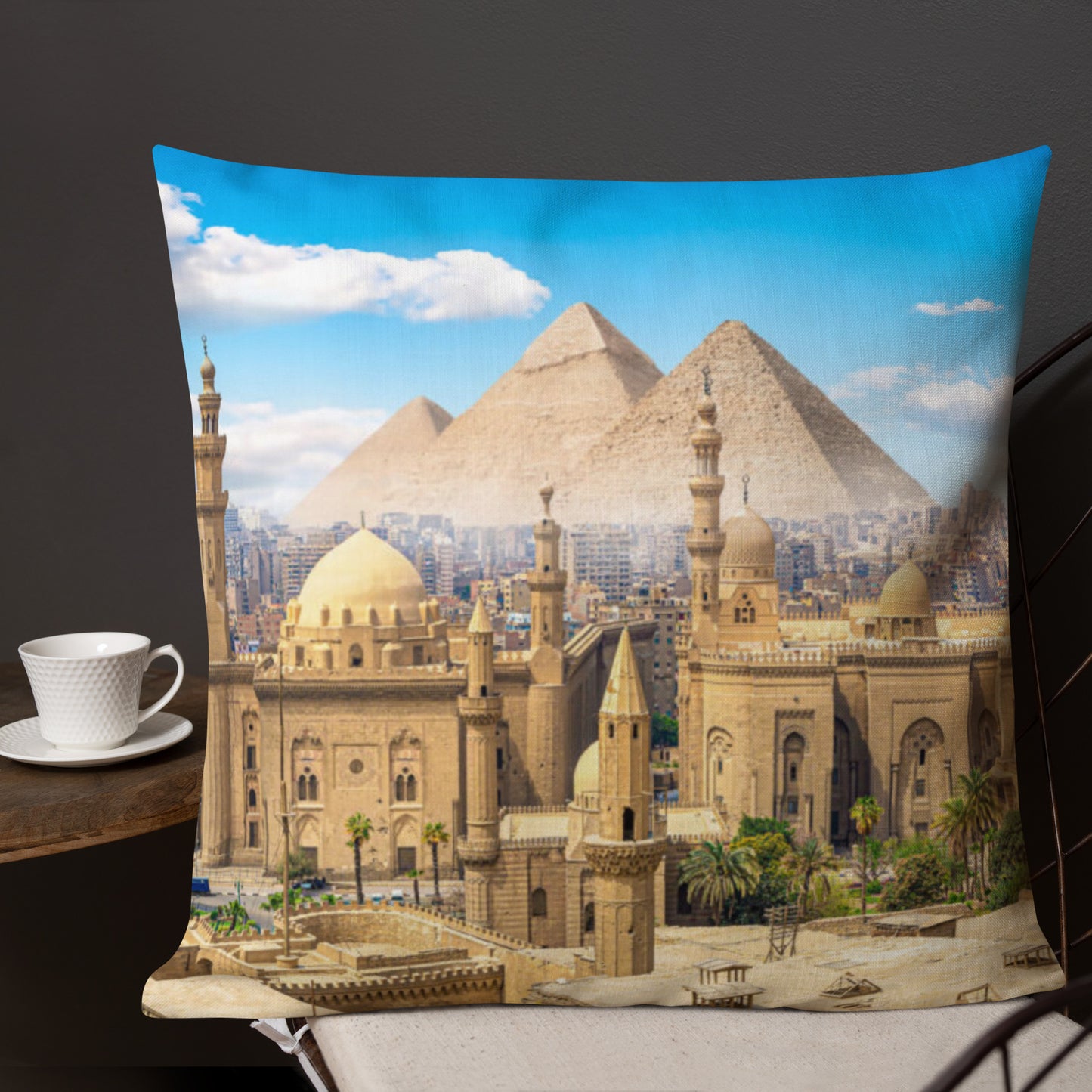 Egyptian City Premium Pillow