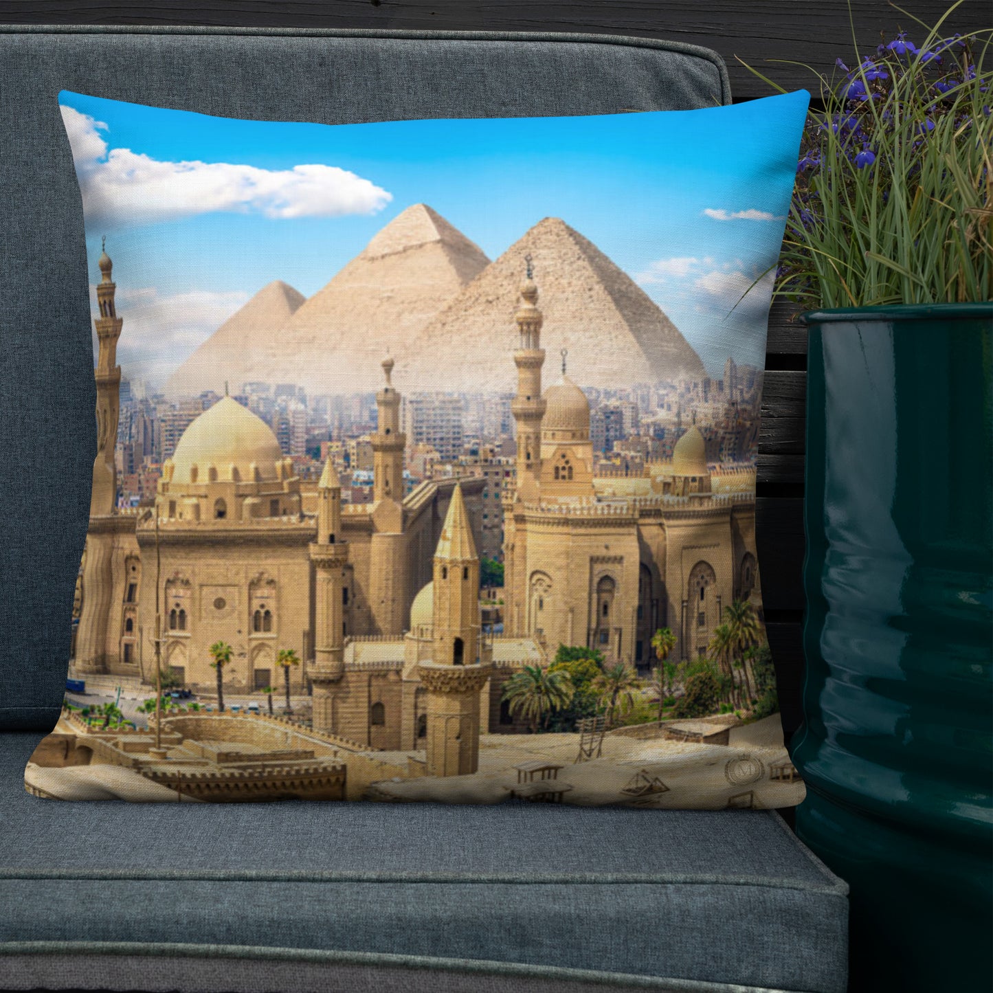 Egyptian City Premium Pillow