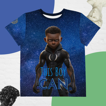 "This Boy Can" Youth crew neck t-shirt
