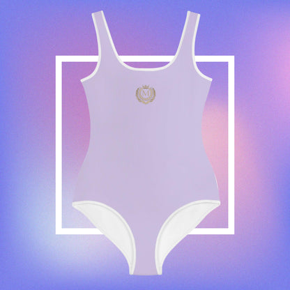 Classic Monarch Lavender Girl's Youth Swimsuit