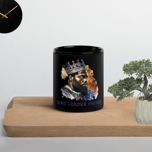 Black King Glossy Mug