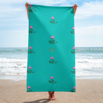 Jade Floral Monarch Towel