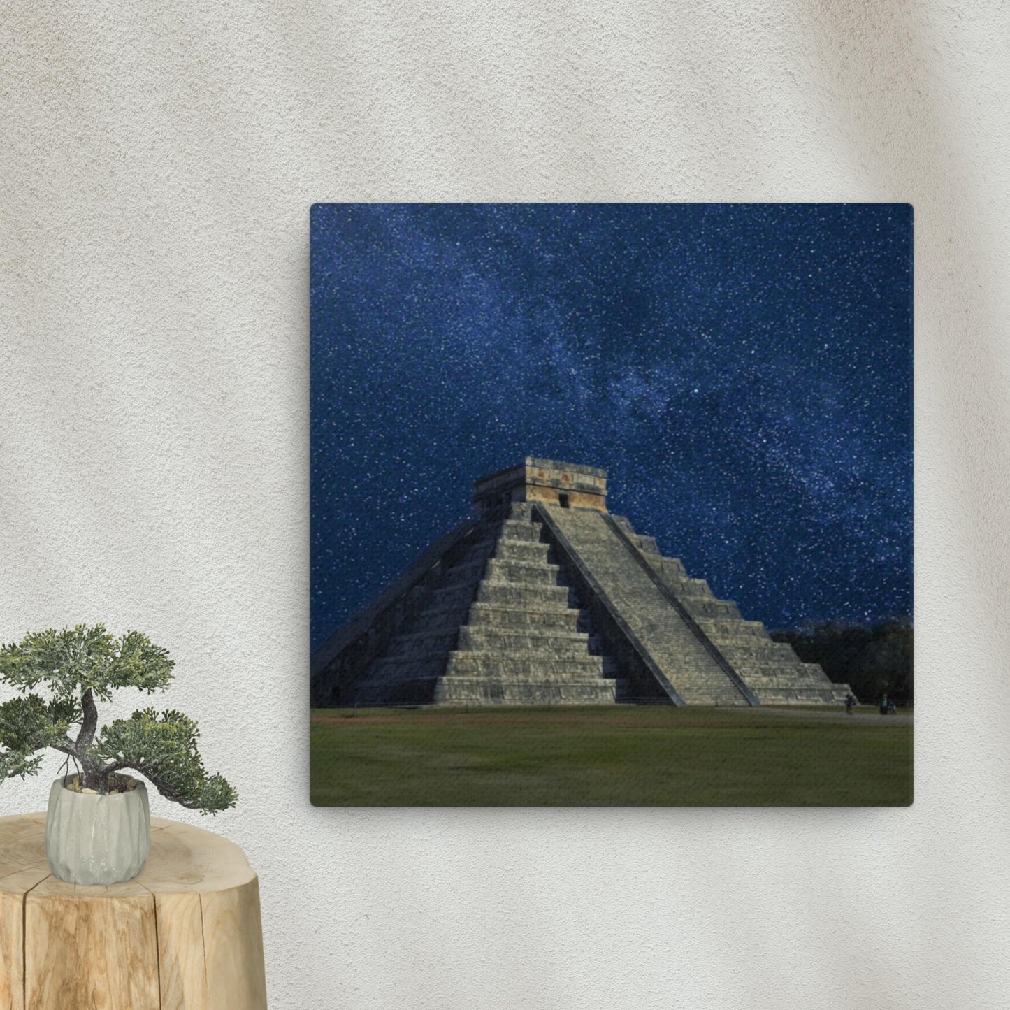 Starry Night at the Pyramid Thin canvas