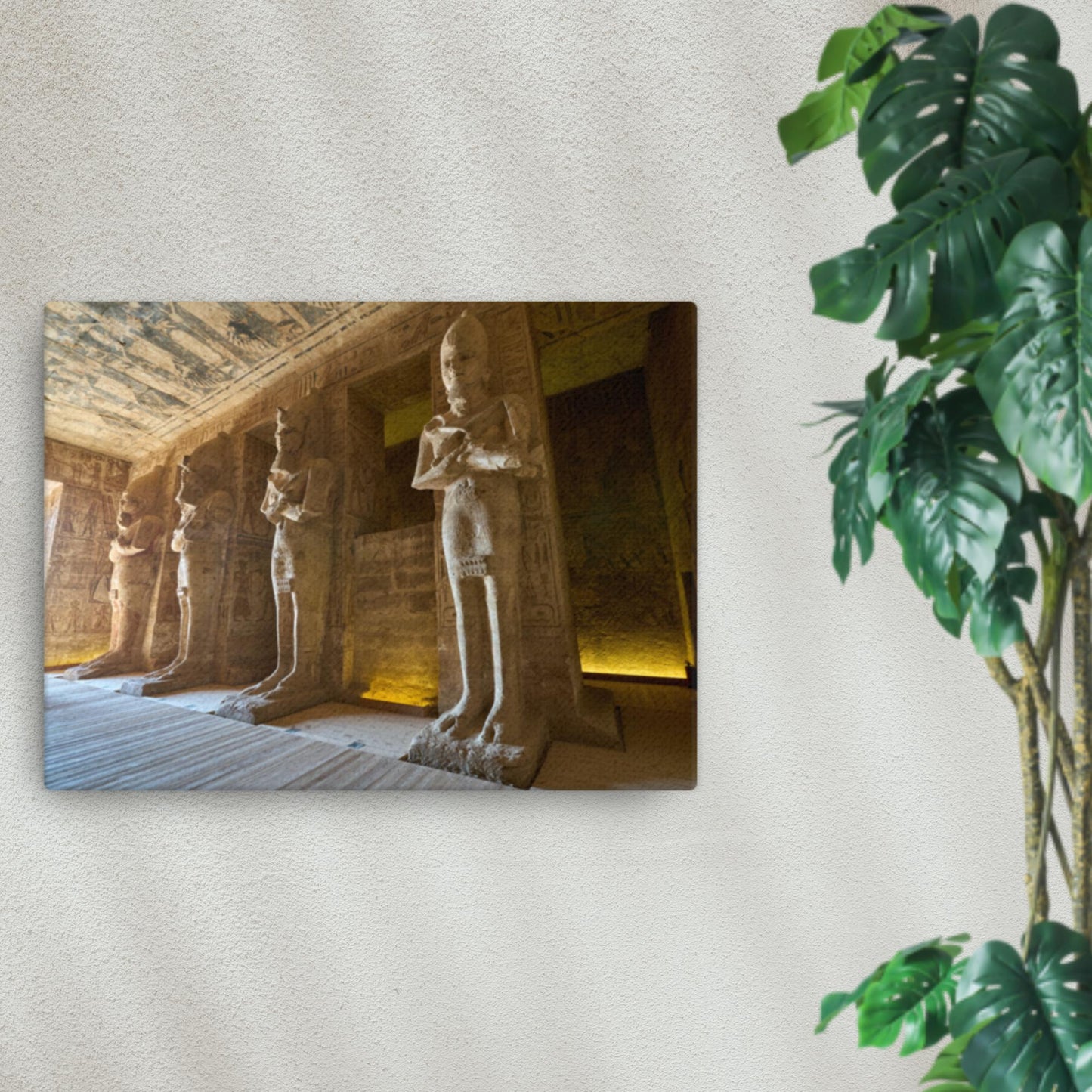Egyptian Statues canvas