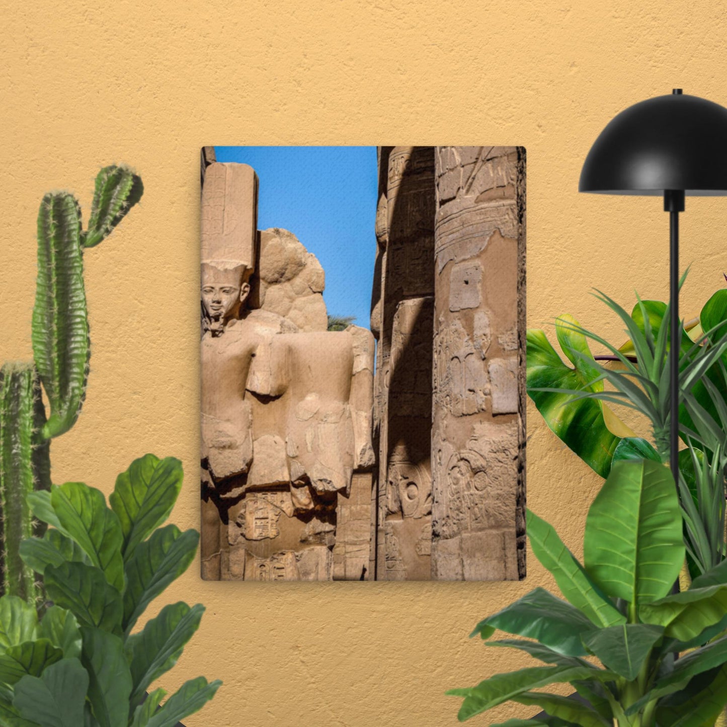 Egyptian Statue Thin canvas