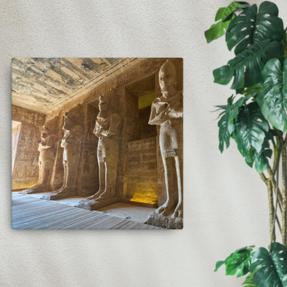 Egyptian Statues canvas
