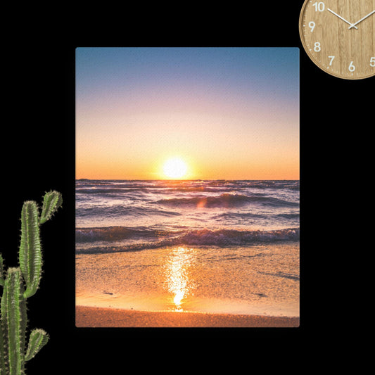 Beach Sunset Thin Canvas