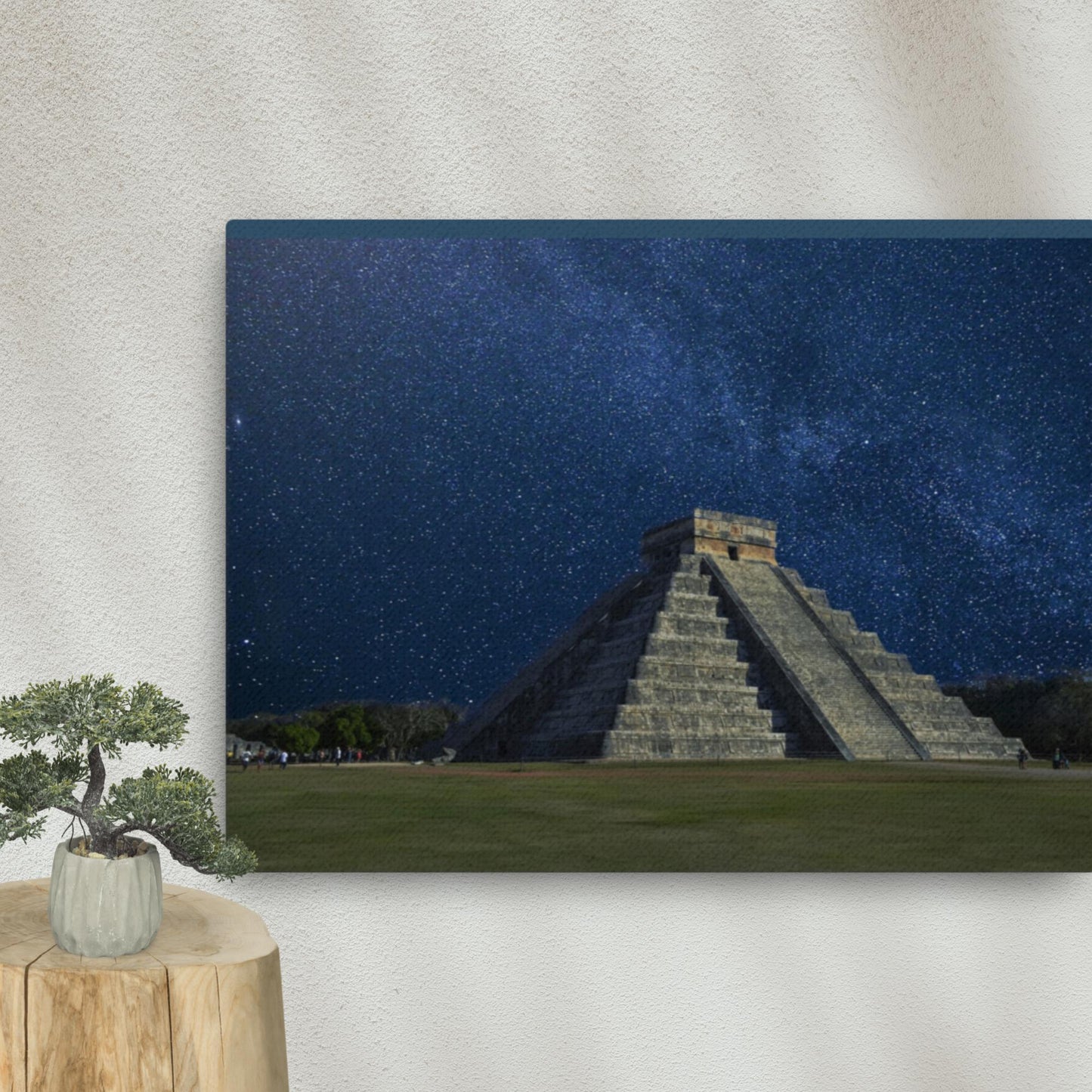 Starry Night at the Pyramid Thin canvas