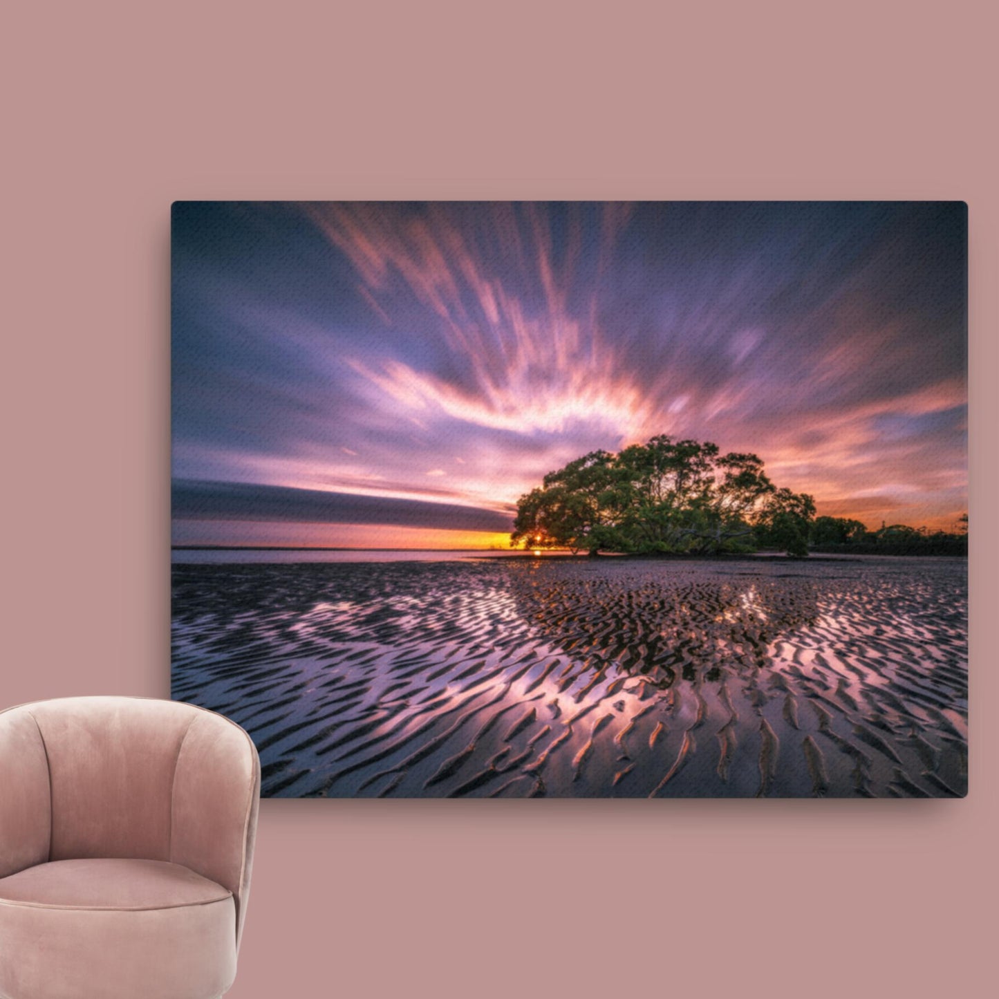 Striking Sunset Thin Canvas