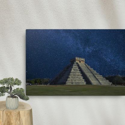 Starry Night at the Pyramid Thin canvas