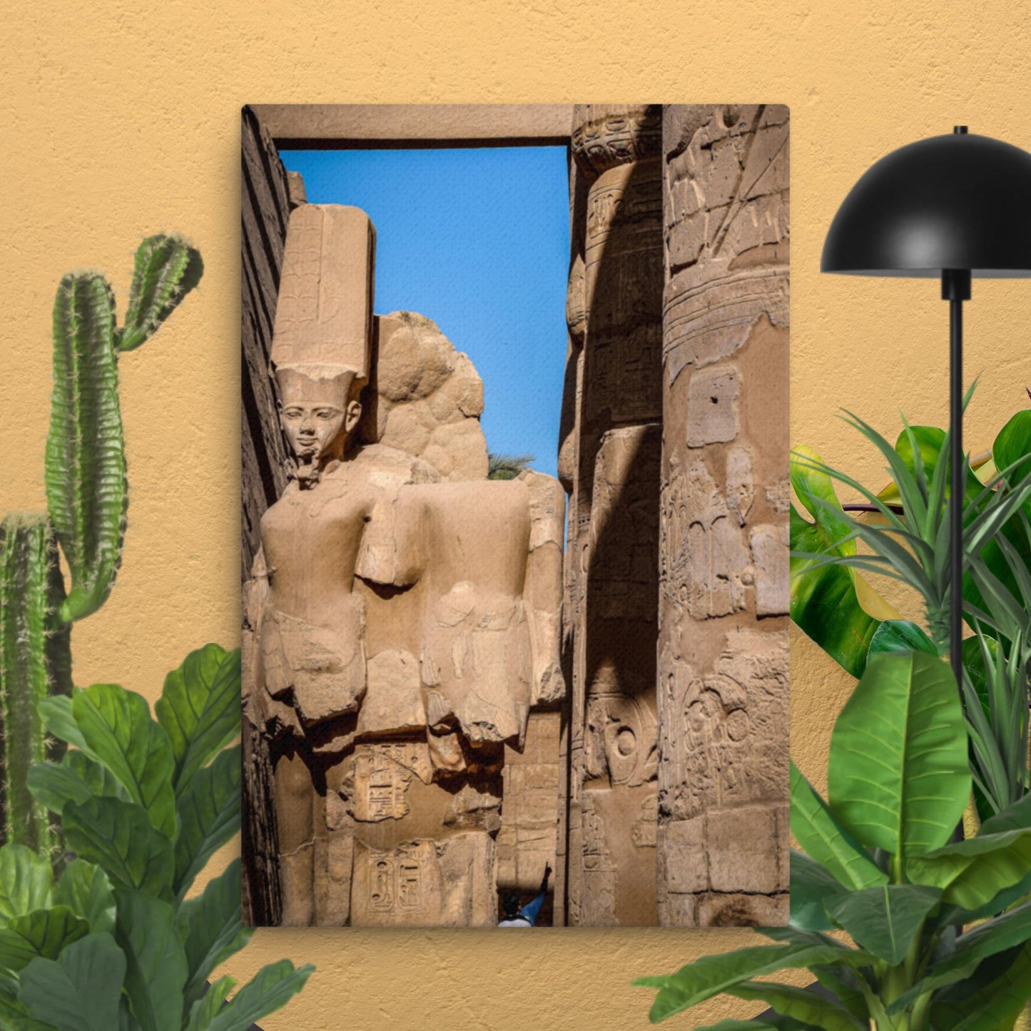 Egyptian Statue Thin canvas