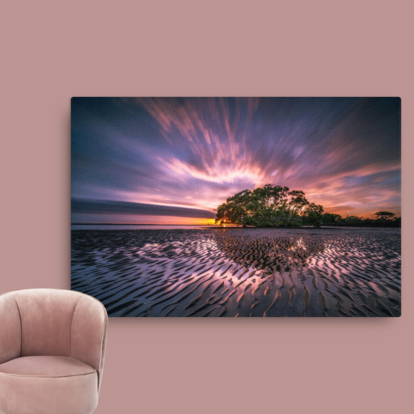 Striking Sunset Thin Canvas