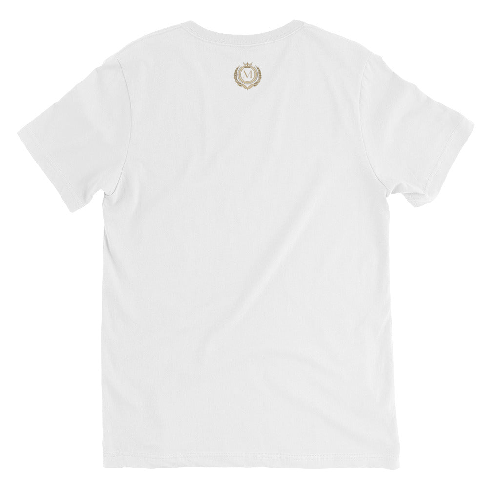 Lion Crest Short Sleeve V-Neck T-Shirt