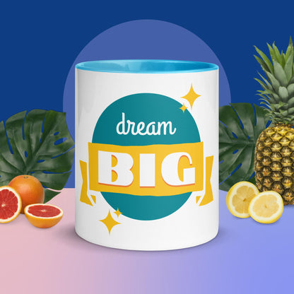 "Dream Big" Mug with Color Inside