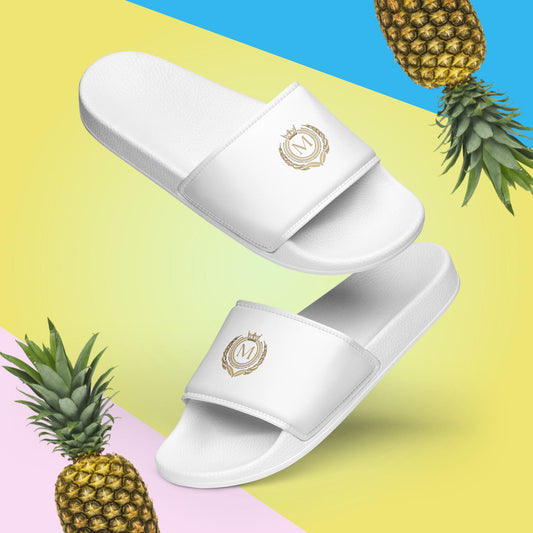 White & Gold Monarch Slides