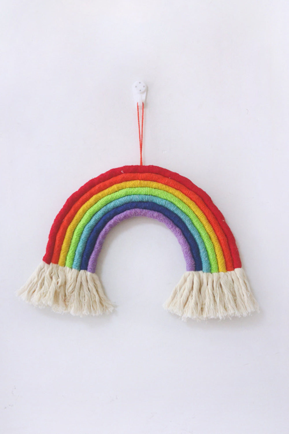 Rainbow Fringe Trim Wall Hanging Decor