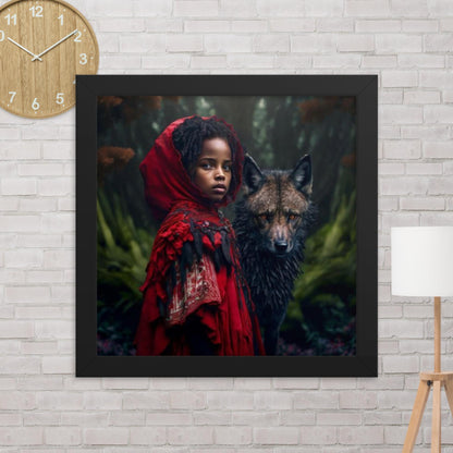 Red Riding Hood Framed poster