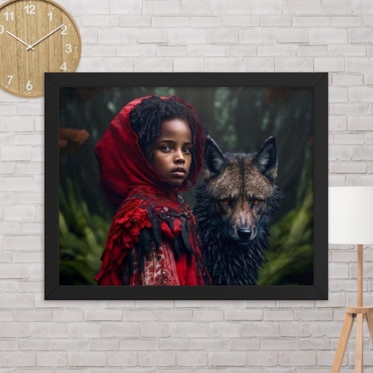 Red Riding Hood Framed poster