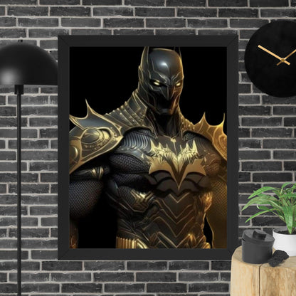 Black Panther Batman Framed poster