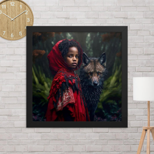 Red Riding Hood Framed poster