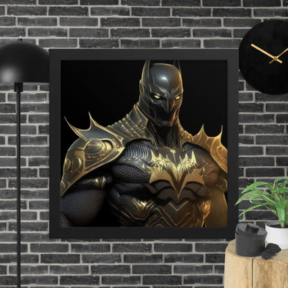 Black Panther Batman Framed poster