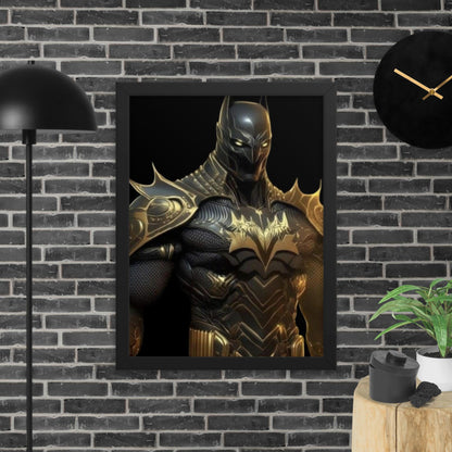 Black Panther Batman Framed poster