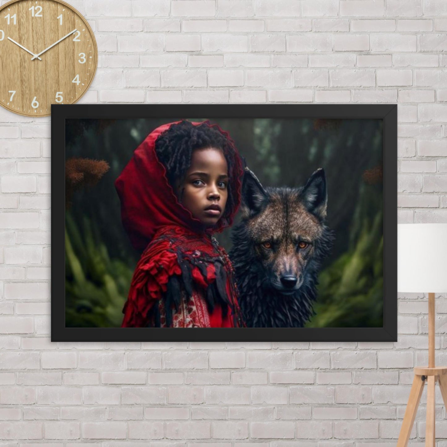 Red Riding Hood Framed poster