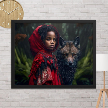 Red Riding Hood Framed poster