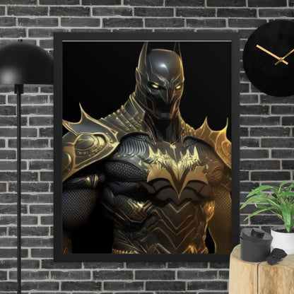 Black Panther Batman Framed poster