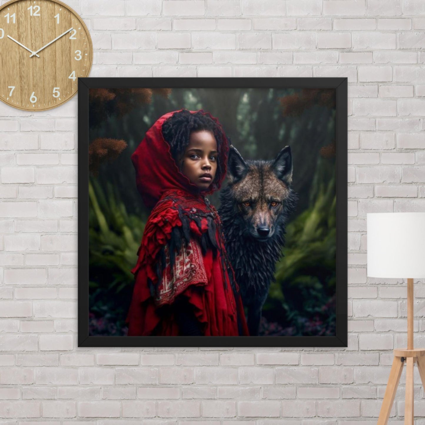 Red Riding Hood Framed poster