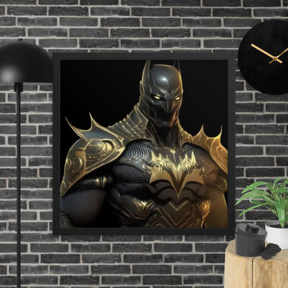 Black Panther Batman Framed poster