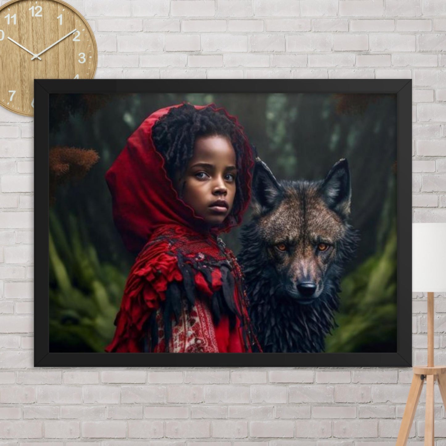 Red Riding Hood Framed poster