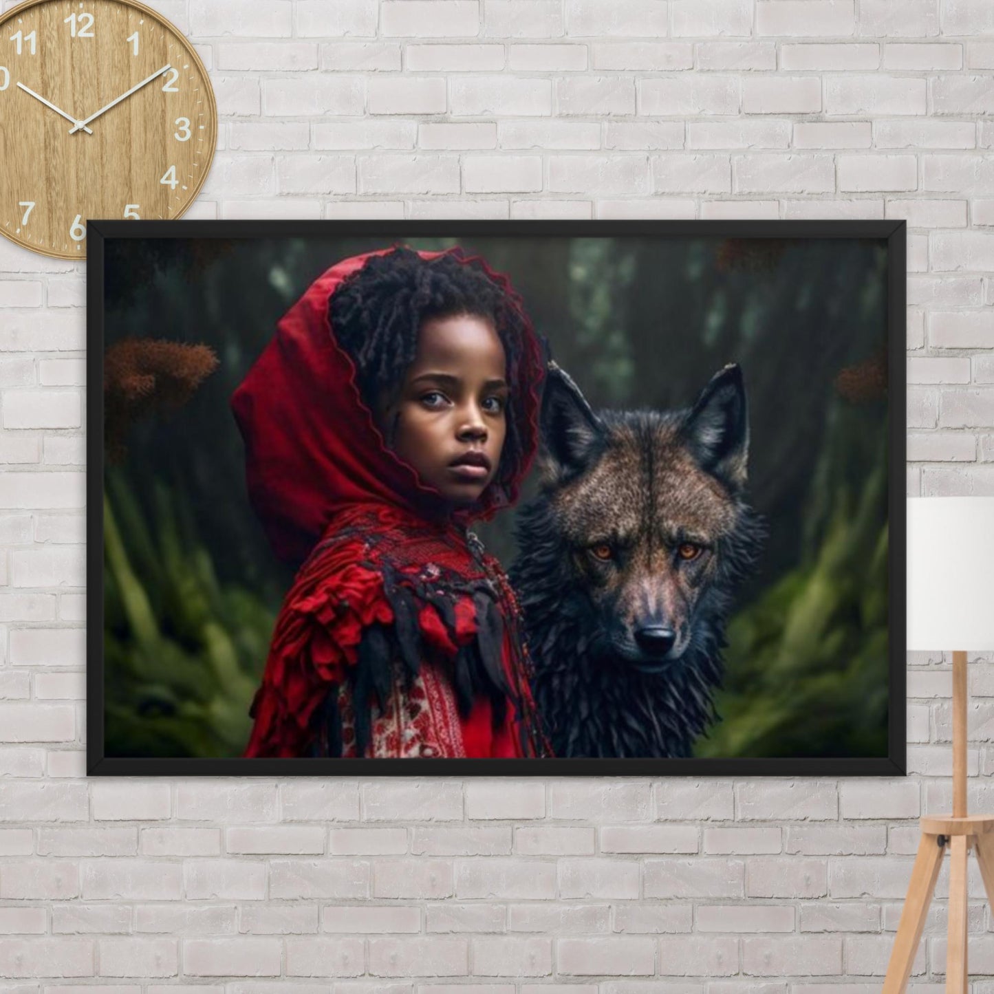 Red Riding Hood Framed poster