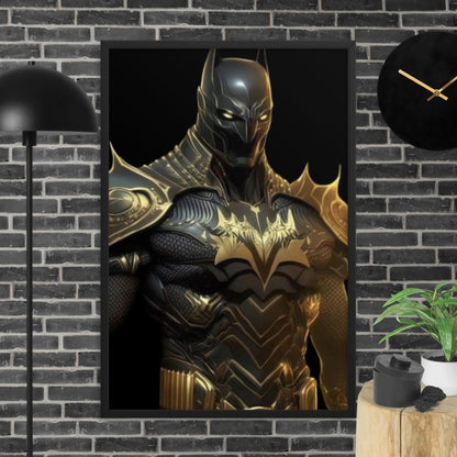 Black Panther Batman Framed poster