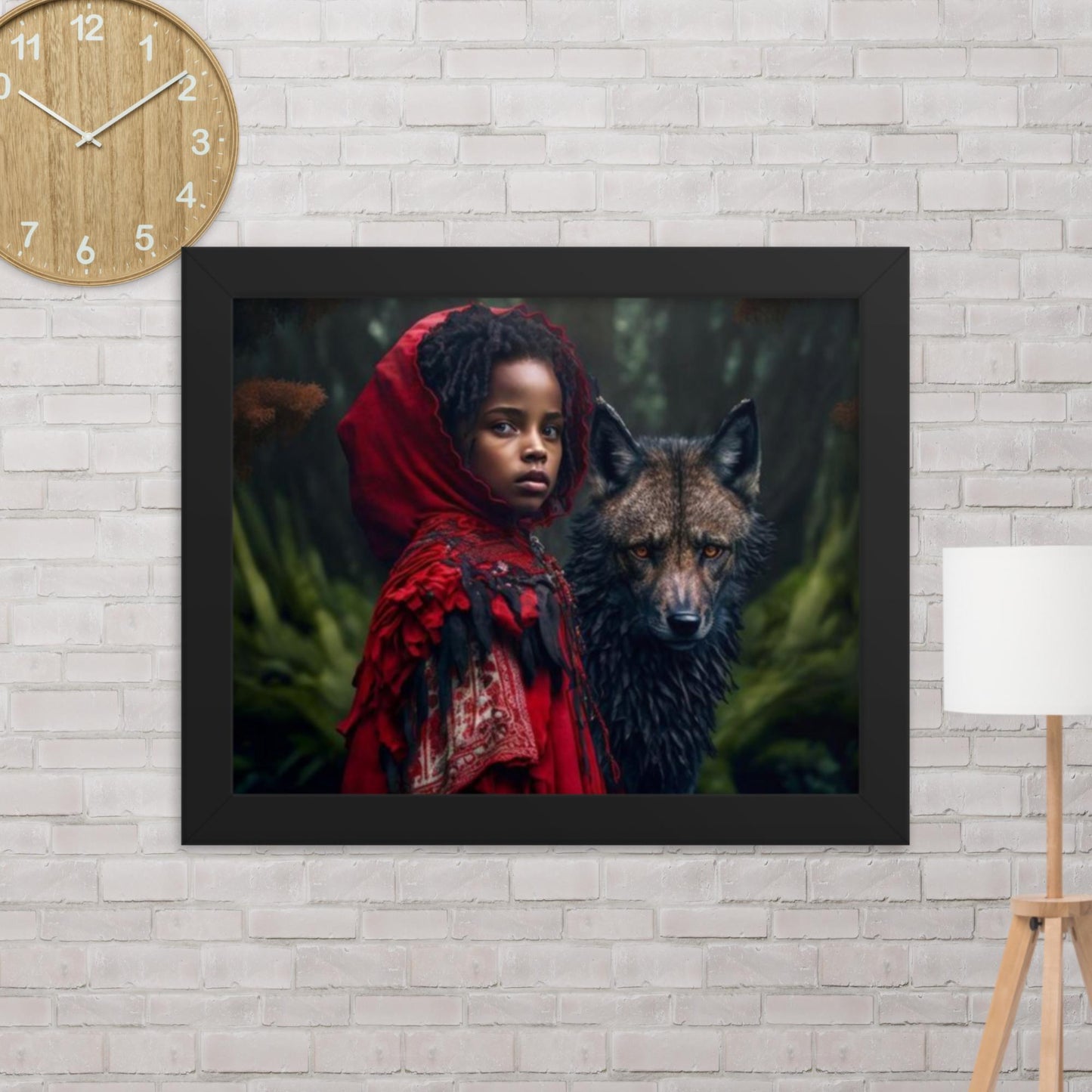 Red Riding Hood Framed poster