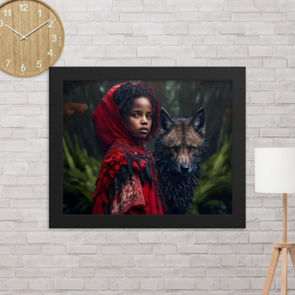 Red Riding Hood Framed poster