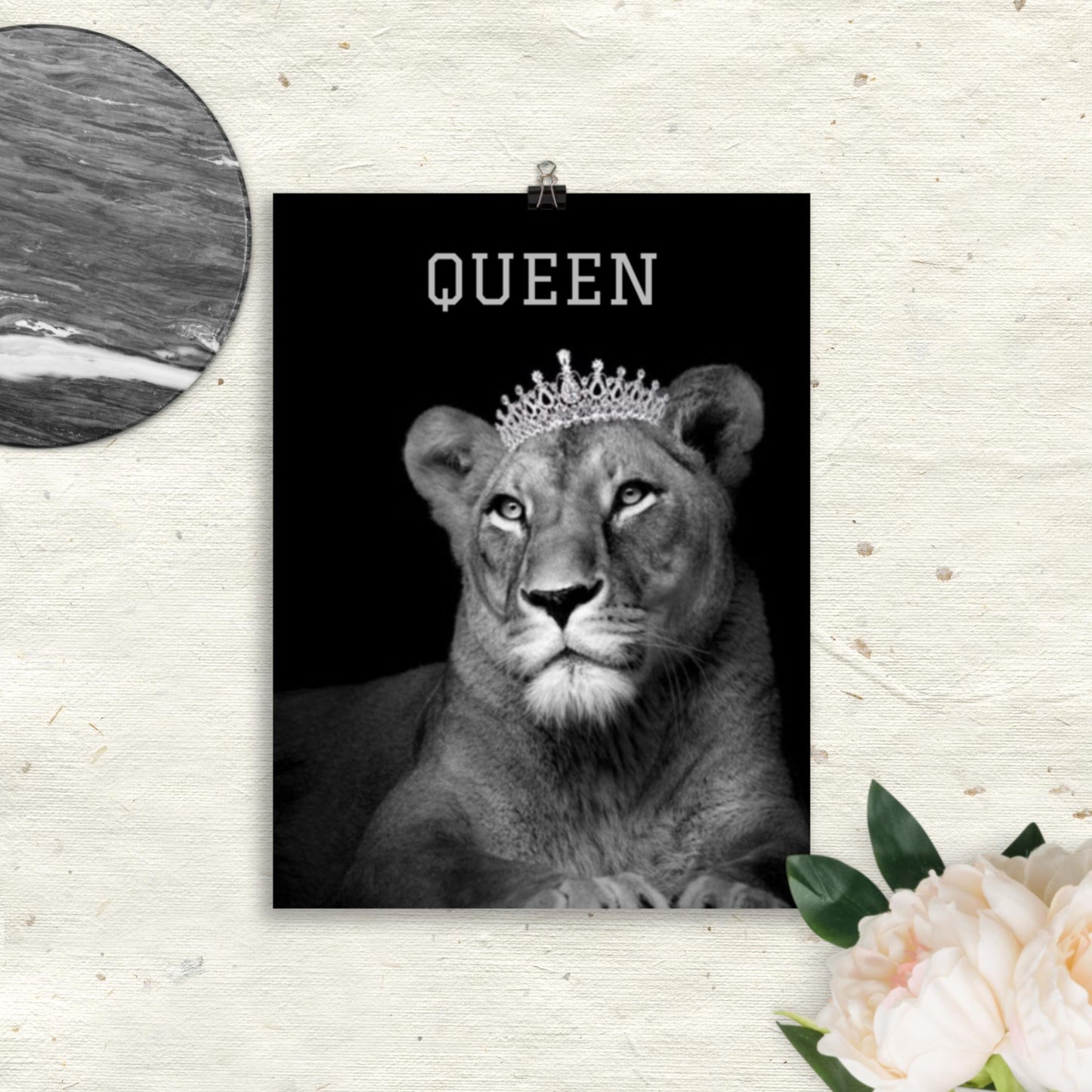 Queen Lion Poster
